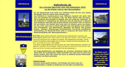 Desktop Screenshot of hafenfeste.de