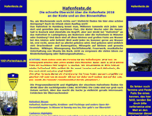Tablet Screenshot of hafenfeste.de